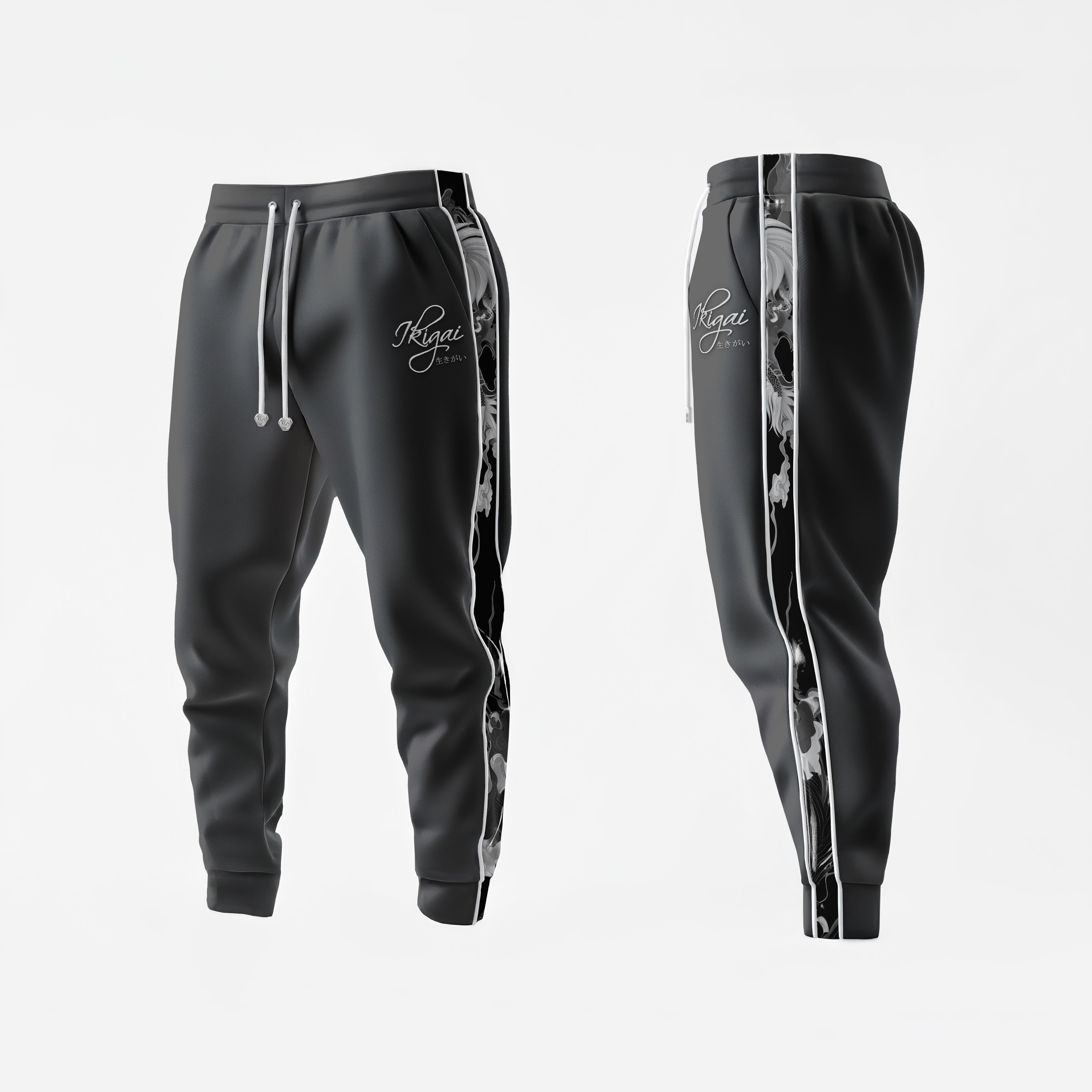 Dragon Warrior Charcoal Tech Fleece