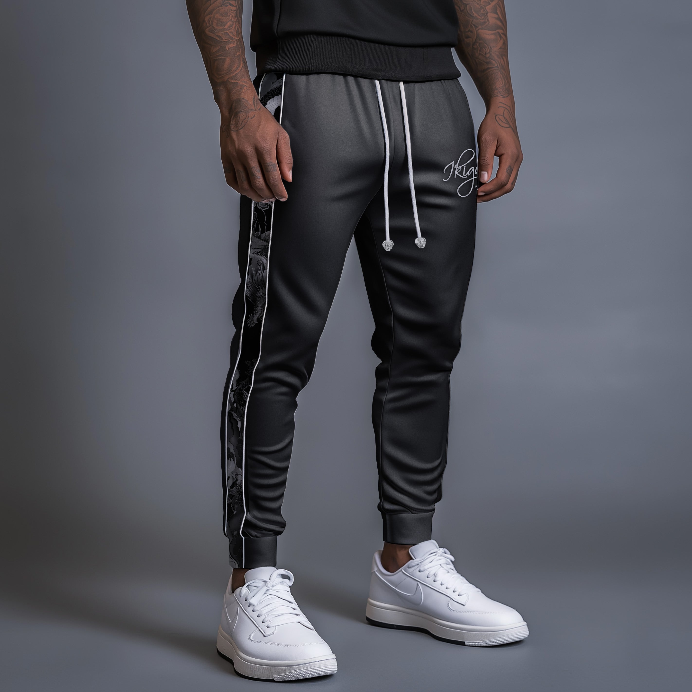 Dragon Warrior Charcoal Tech Fleece